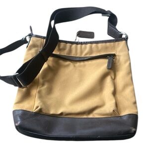 Coach Canvas Zip Top Crossbody Bag